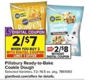 Pillsbury Ready-to-Bake Cookie Dough