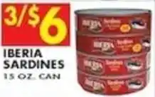 Compare Foods Iberia sardines offer