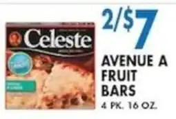 Compare Foods Celeste fruit bars offer