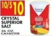 Compare Foods Crystal superior salt offer