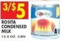 Compare Foods Rosita condensed milk offer