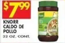 Compare Foods Knorr caldo de pollo offer