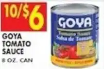 Compare Foods Goya tomato sauce offer