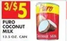 Compare Foods Puro coconut milk offer