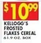 Compare Foods Kellogg's Frosted Flakes Cereal offer