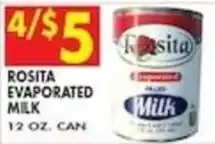Compare Foods Rosita evaporated milk offer