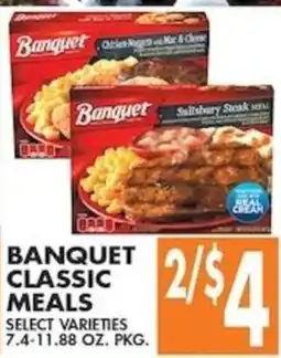 Associated Banquet classic meals offer