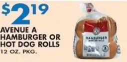 Associated Avenue A Hamburger or Hot Dog Rolls offer