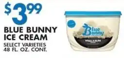 Associated Blue Bunny ice cream offer