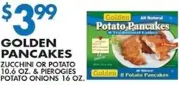 Associated Golden potato pancakes offer