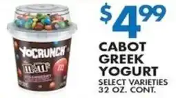 Associated Cabot Greek Yogurt offer