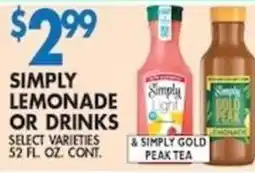 Associated Simply light & simply gold peak tea offer