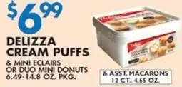 Associated Delizza cream puffs offer