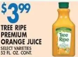 Associated Tree ripe premium orange juice offer