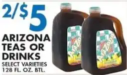Associated Arizona teas or drinks offer