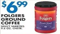 Associated Folgers ground coffee offer
