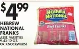 Associated Hebrew national franks offer