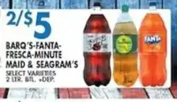 Compare Foods Barq's-Fanta-Fresca-Minute Maid & Seagram's offer