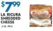 Compare Foods La Ricura shredded cheese offer