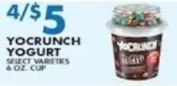 Compare Foods Yocrunch yogurt offer