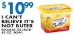 Compare Foods I Can't Believe It's Not Butter offer