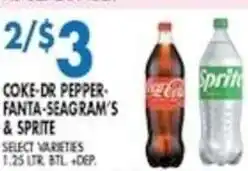 Compare Foods Coke-dr pepper-fanta-seagram's & sprite offer