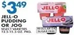 Compare Foods Jell-o pudding or jog offer