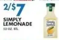 Compare Foods Simply Lemonade offer