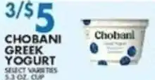 Compare Foods Chobani Greek Yogurt offer
