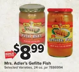Giant Food Mrs. Adler's Gefilte Fish offer