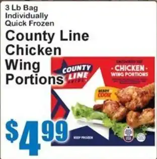 County Line Chicken Wing Portions