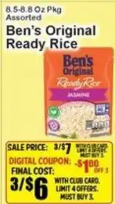Super Fresh Ben's Original Ready Rice offer