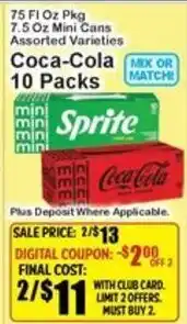Super Fresh Coca-Cola Sprite offer