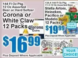 Super Fresh Corona or White Claw offer