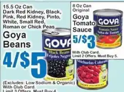 Super Fresh Goya beans offer