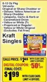 Super Fresh Kraft Singles offer