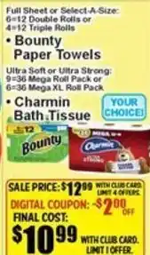Super Fresh Bounty paper towels offer