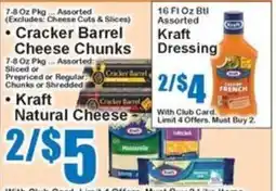 Super Fresh Cracker Barrel cheese chunks offer
