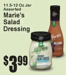 Super Fresh Marie's Salad Dressing offer