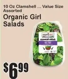 Super Fresh Organic Girl Salads offer