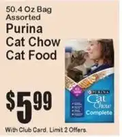Super Fresh Purina cat chow cat food offer