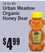 Urban Meadow Organic Honey Bear