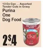 Super Fresh Purina One Dog Food offer
