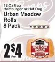 Super Fresh Urban meadow rolls offer