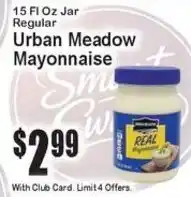 Super Fresh Urban Meadow Mayonnaise offer