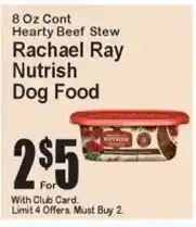 Super Fresh Rachel Ray Nutrish Dog Food offer