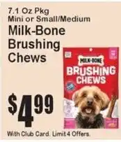 Super Fresh Milk-Bone Brushing Chews offer