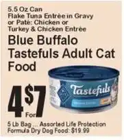 Super Fresh Blue Buffalo Tastefuls Adult Cat Food offer