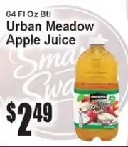 Super Fresh Urban Meadow Apple Juice offer