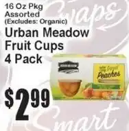 Super Fresh Urban Meadow Fruit Cups offer